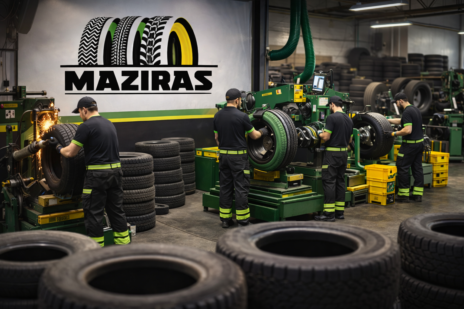 tire recycling industrial