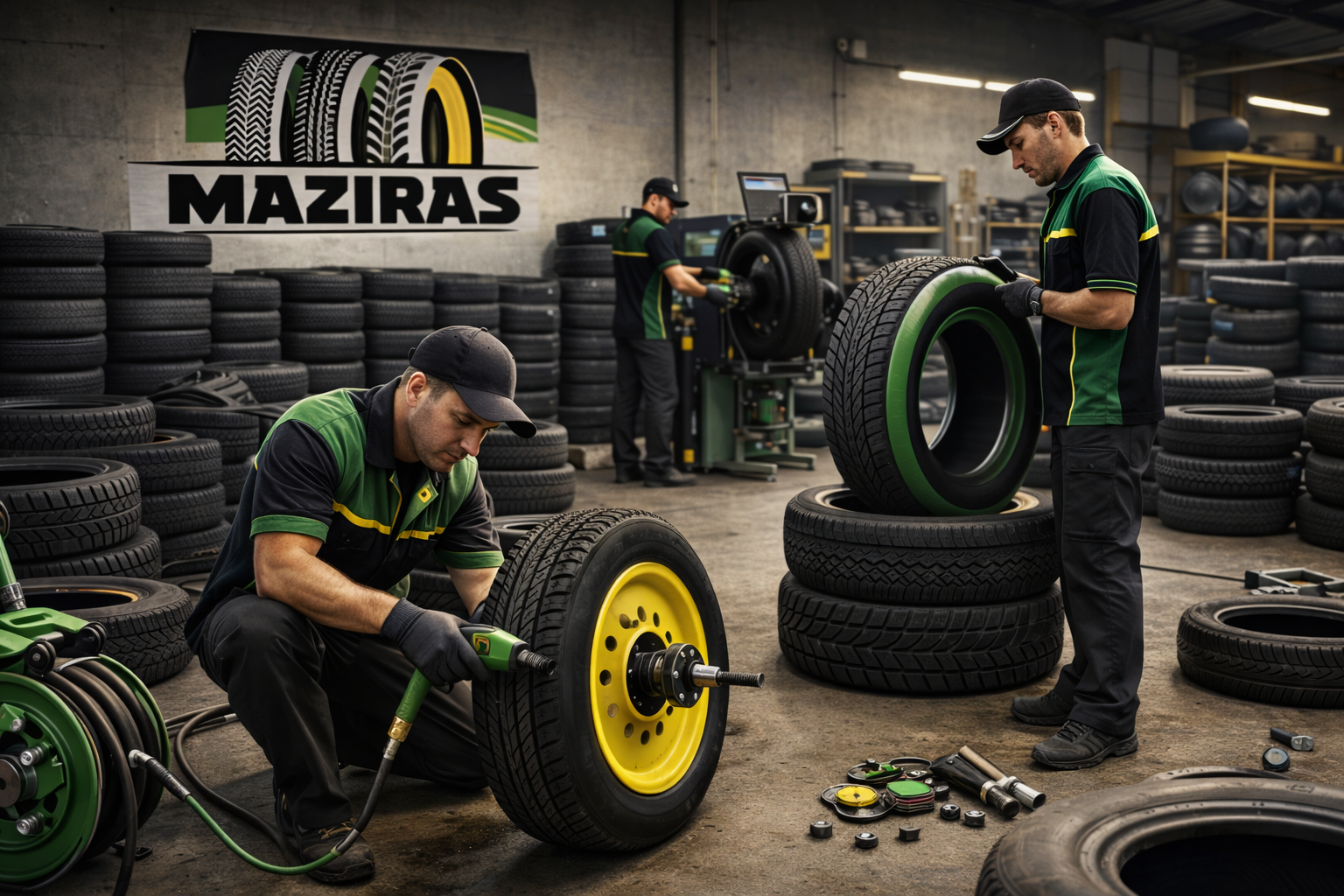 tire repair workshop